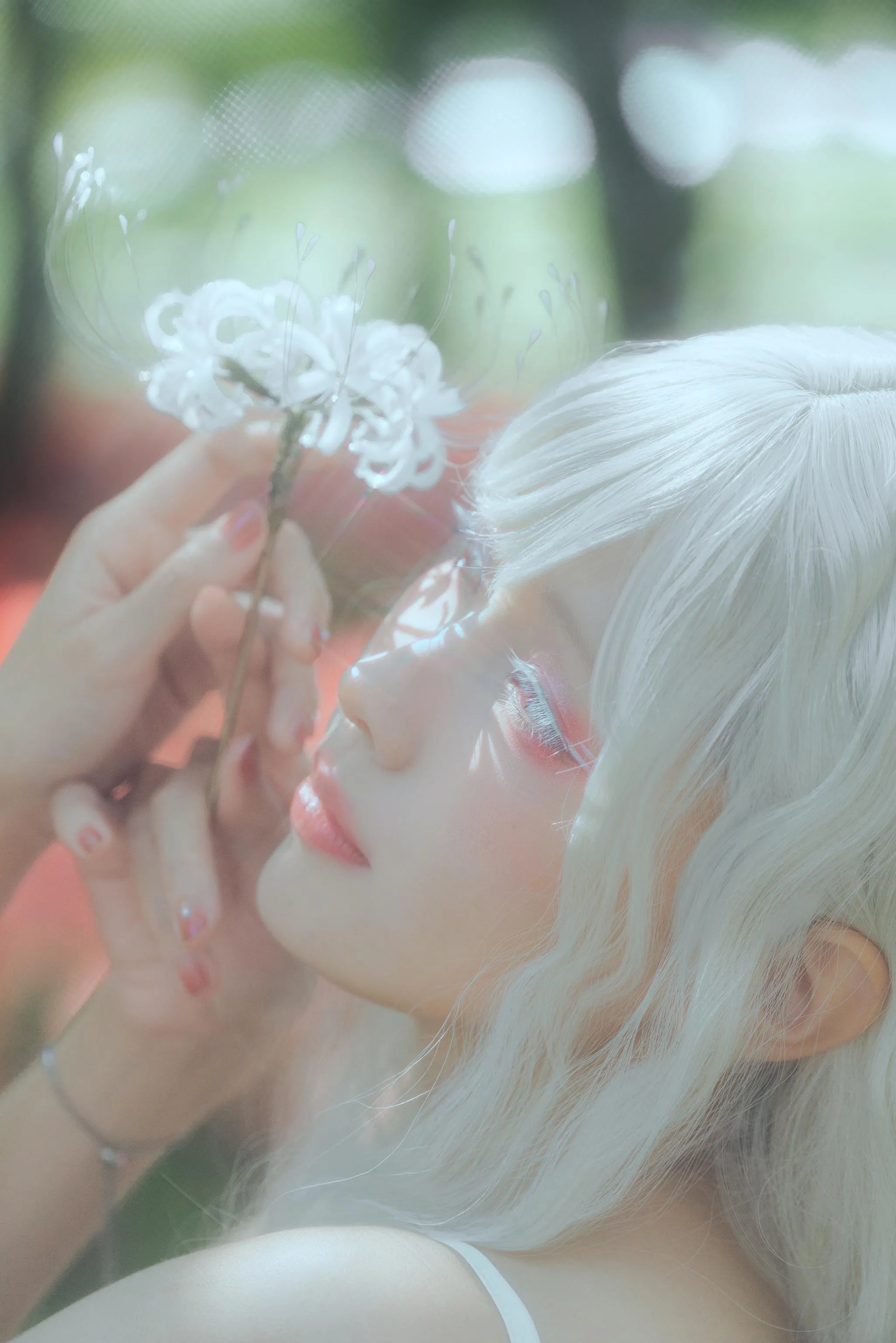 ElyEE子 – NO.129 23年10月订阅-B-White spider lily 白瓷彼岸 [27P]插图1